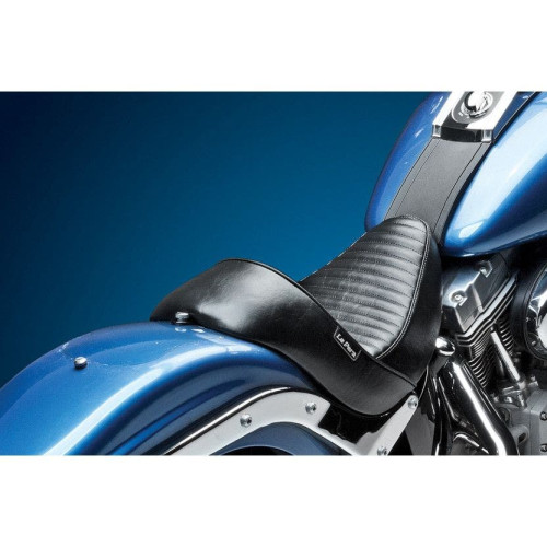 PartzBiz HD: 4411007-Le Pera LK-430PT Stubs แบบจีบ Caf√© Solo Seat Harley 06-10 FXST 07-17 FLSTF | แอลเค-430พีที