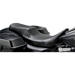 PartzBiz HD LPLK-777 - Le Pera Black Smooth Stitched Nomad II 2-Up Seat for Harley Touring 08-15 | Le Pera PartzBiz HD LPLK-777 - Le Pera Black Smooth Stitched Nomad II 2-Up Seat for Harley Touring 08-15 | Le Pera