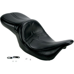 PartzBiz HD LPLK-957 - Le Pera Stitch 2 Up Black Maverick Seat 1 ชิ้น Touring Harley FLH/T 08-16 | แอลเค-957