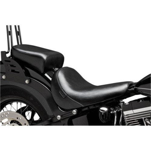 PartzBiz HD: 4410863-Le Pera LKS-007PDX Black Deluxe Bare Bones Pillion Rear Seat Softail FLS FXS | LKS-007PDX