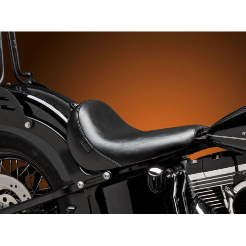 PartzBiz HD: 4410855-Le Pera LSM-007 Black Smooth Bare Bones Solo Driver Seat Harley FLS Slim 16-17 | LSM-007