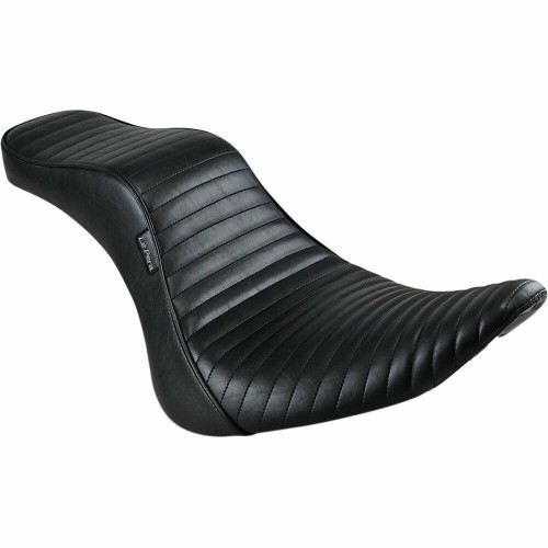 PartzBiz HD: 4410831-Le Pera LY-020PT Black Pleated Stitched Cherokee 2-UP Seat 18-23 Harley Davidson Softail Street Bob Slim FXBB FLSL Custom Classic Upgrade replacement Motorcycle Bike Saddle Passenger 0802-1162 08021162