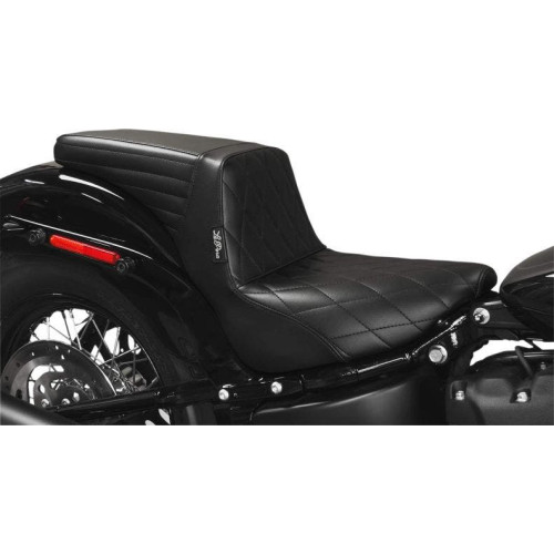 PartzBiz HD: 4410835-Le Pera LY-590DM Kickflip Black 2-UP Diamond Seat 18-23 Softail Street Bob Slim | LY-590DM PartzBiz HD: 4410835-Le Pera LY-590DM Kickflip Black 2-UP Diamond Seat 18-23 Softail Street Bob Slim | LY-590DM