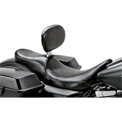 PartzBiz HD LPLK-847BR - Le Pera Silhouette Smooth 2-Up Full Length Seat w/ Backrest Harley Touring 08-15 | Le Pera PartzBiz HD LPLK-847BR - Le Pera Silhouette Smooth 2-Up Full Length Seat w/ Backrest Harley Touring 08-15 | Le Pera