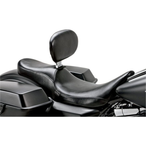 PartzBiz HD: 4410767-Le Pera Silhouette Smooth 2-Up Full Length Seat w/ Backrest Harley Touring 08-15 | Le Pera PartzBiz HD: 4410767-Le Pera Silhouette Smooth 2-Up Full Length Seat w/ Backrest Harley Touring 08-15 | Le Pera