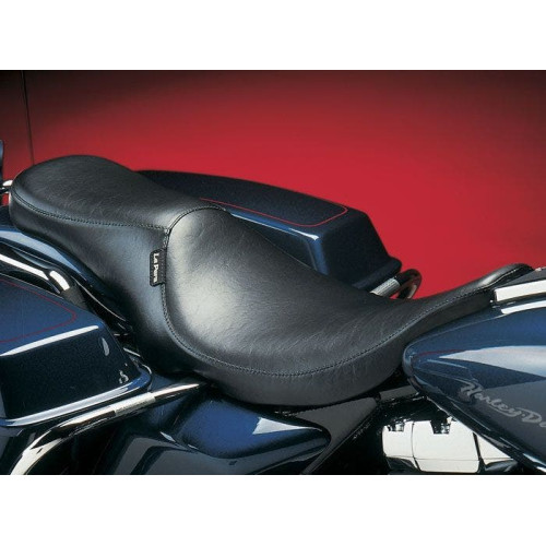 PartzBiz HD: 4410776-Le Pera Silhouette Smooth Full Length 2-Up Seat Harley Electra Road Glide 02-07 | Le Pera