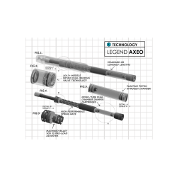 PartzBiz HD DS04140550 - Legend Suspension AXEO High Performance Front Fork Mono Tube Kit Indian Scout 2018 PartzBiz HD DS04140550 - Legend Suspension AXEO High Performance Front Fork Mono Tube Kit Indian Scout 2018