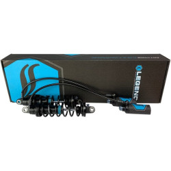 PartzBiz HD DS13101898 - Legend Suspension Revo-ARC 13" Piggyback Adjustable Coil Shocks Pair 84-00 Harley Davidson FXR Disc Glide Low Rider Sport Grand touring Custom reservoir Upgrade replacement Performance handling 1310-1898 13101898