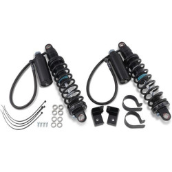 PartzBiz HD DS13101884 - Legend Suspension Revo-ARC 14" Remote Reservoir Standard Shocks 09-13 Harley FLH | 1310-1884