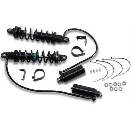 PartzBiz HD: 4410602-Legend Suspension Revo-ARC 13" Remote Reservoir Heavy Shocks 09-13 Harley FLH/T | 1310-1883 PartzBiz HD: 4410602-Legend Suspension Revo-ARC 13" Remote Reservoir Heavy Shocks 09-13 Harley FLH/T | 1310-1883