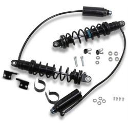 PartzBiz HD DS13101889 - Legend Suspension Revo-ARC 14" Remote Reservoir Heavy Shocks 14-20 Harley FLH/T | 1310-1889