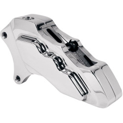 PartzBiz HD HHI-LHSCC6001 - HHI Hawg Halters 6 Piston Chrome Left Side Caliper Harley Big Twin 11.5 00-16 | LHSCC6001 PartzBiz HD HHI-LHSCC6001 - HHI Hawg Halters 6 Piston Chrome Left Side Caliper Harley Big Twin 11.5 00-16 | LHSCC6001