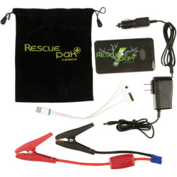 PartzBiz HD WP12-6800 - Lil Lightning Rescue Pak Ultra Slim Jump Start Box Pack Lithium Ion - RPUS 12-6800