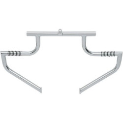 PartzBiz HD DS16240169 - Lindby ด้านหน้า Chrome Linbar Highway Engine Guard Bar สำหรับ Harley Road Glide 97-13 - 109-1/09 PartzBiz HD DS16240169 - Lindby ด้านหน้า Chrome Linbar Highway Engine Guard Bar สำหรับ Harley Road Glide 97-13 - 109-1/09