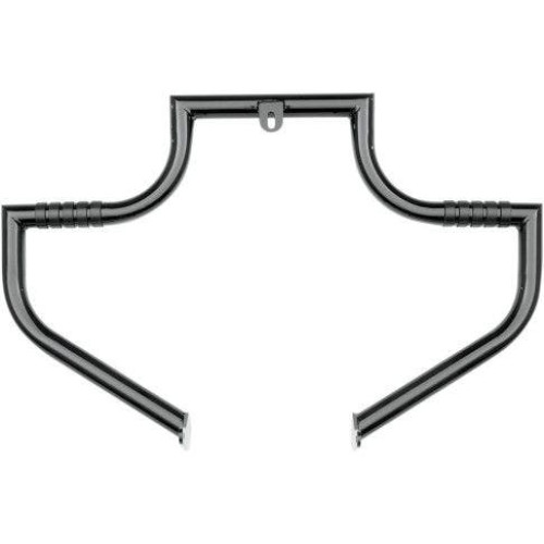 PartzBiz HD: 4410428-Lindby Black MagnumBar การ์ดเครื่องยนต์ด้านหน้า Highway Bar Harley FLST FLS 00-15 | BL1710