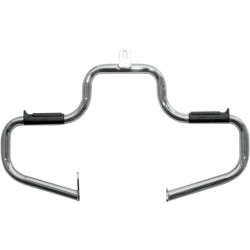 PartzBiz HD DS16240083 - การ์ดเครื่องยนต์ Lindby Chrome Front Multibar สำหรับ Harley FL Softail รุ่น 86-99 - 1301