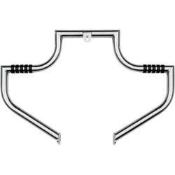PartzBiz HD DS05051282 - Lindby Chrome MagnumBar Front Highway Bar Engine Guard for Harley FLH/T 97-15 | 1702 PartzBiz HD DS05051282 - Lindby Chrome MagnumBar Front Highway Bar Engine Guard for Harley FLH/T 97-15 | 1702