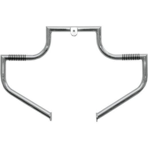 PartzBiz HD: 4410408-Lindby ด้านหน้า Chrome Linbar Highway Engine Guard Bar สำหรับ Harley FL Softail 00-14-110-1