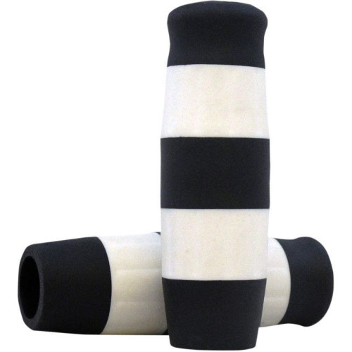 PartzBiz HD: 4410385-Lowbrow Black & White Flying Monkey 1 ” Krayton Rubber Grips Harley หรือ Custom | 4080