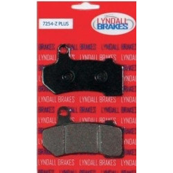PartzBiz HD DS17200063 x 3 - Lyndall Racing ผ้าเบรคหน้าและหลัง Z-Plus สำหรับ Harley V-Rod/Dresser 41854-08; 17200063; 1720-0063; 7254-Z พลัส