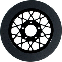 PartzBiz HD DS17101526 - Lyndall Ultra Light Ceramic Composite 11.5 จานเบรกหน้า Gemini Black Harley 00-13 Models | NVLD-115FB20SA