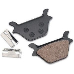 PartzBiz HD DS17200024 - Lyndall Z Plus Racing ผ้าเบรคหลังสำหรับ Harley Softail Dyna FXR Sportster 1984-1999 | 7058-Z+