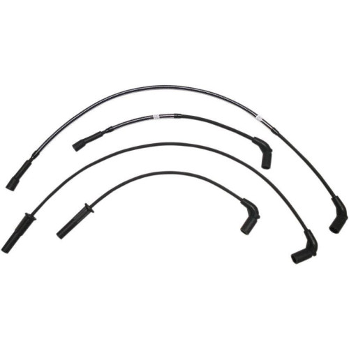 PartzBiz HD: 4410276-Magnum 3046K Black Pearl Braided Spark Plug Ignition Wires Harley Touring 17-Up PartzBiz HD: 4410276-Magnum 3046K Black Pearl Braided Spark Plug Ignition Wires Harley Touring 17-Up