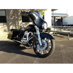PartzBiz HD DS11320755 - Magnum Black Pearl 74" Hydraulic Clutch Line For Harley-Davidson CVO 2013 & FLHT FLHX 2014
