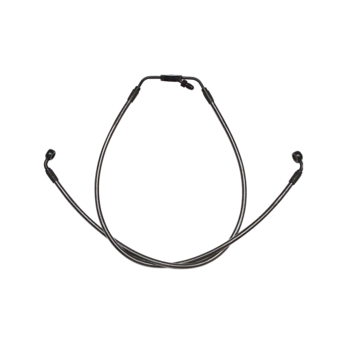 PartzBiz HD: 4410130-Magnum Braided No-ABS Lower Brake Line Black Pearl for Harley 22-23 FXLRS/T XLCX | 47024