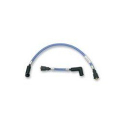 PartzBiz HD DS21040010 - Magnum Candy Apple Blue Braided Spark Plug Wires Harley Softail 84-99 Fx 91-98 | 3023B