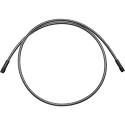 PartzBiz HD DS17416264 - Magnum Carbon KARBONFIBR Mid-Line 25" Universal Brake Line Brake Line Harley