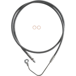PartzBiz HD DS17416275 - Magnum Carbon KARBONFIBR Mid-Line Brake Line Mid ABS Harley Touring 08-13 PartzBiz HD DS17416275 - Magnum Carbon KARBONFIBR Mid-Line Brake Line Mid ABS Harley Touring 08-13