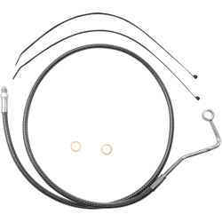 PartzBiz HD DS17416294 - Magnum Carbon KARBONFIBR Mid-Line Brake Line Mid ABS Harley Touring 14-Up PartzBiz HD DS17416294 - Magnum Carbon KARBONFIBR Mid-Line Brake Line Mid ABS Harley Touring 14-Up