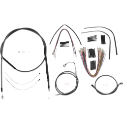 PartzBiz HD DS06620808 - Magnum KARBONFIBR 12-14 Bar Control Cable Install Kit ABS Harley Touring 08-13 PartzBiz HD DS06620808 - Magnum KARBONFIBR 12-14 Bar Control Cable Install Kit ABS Harley Touring 08-13