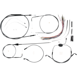 PartzBiz HD DS06620805 - Magnum KARBONFIBR 12-14 Control Cable Install Kit No ABS Harley Touring 96-06 PartzBiz HD DS06620805 - Magnum KARBONFIBR 12-14 Control Cable Install Kit No ABS Harley Touring 96-06