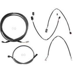 PartzBiz HD DS06620817 - Magnum KARBONFIBR 12-14 Handlebar Control Cable Install Kit Harley Sharknose 17-Up PartzBiz HD DS06620817 - Magnum KARBONFIBR 12-14 Handlebar Control Cable Install Kit Harley Sharknose 17-Up
