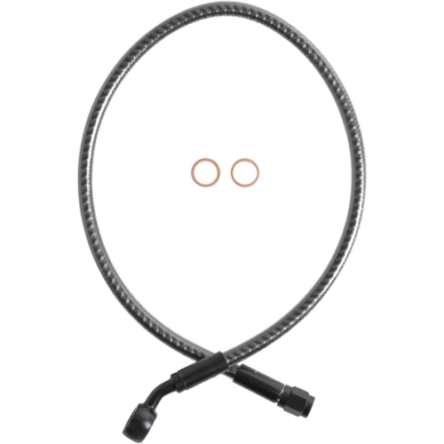 PartzBiz HD: 4410036-Magnum KARBONFIBR 21" Upper Brake Line 35 Degree Harley Road Glide 08-13 PartzBiz HD: 4410036-Magnum KARBONFIBR 21" Upper Brake Line 35 Degree Harley Road Glide 08-13