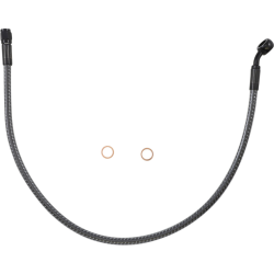 PartzBiz HD DS17416299 - Magnum KARBONFIBR 21" Front Upper Brake Line Kit 35 Deg ABS Harley & Custom PartzBiz HD DS17416299 - Magnum KARBONFIBR 21" Front Upper Brake Line Kit 35 Deg ABS Harley & Custom