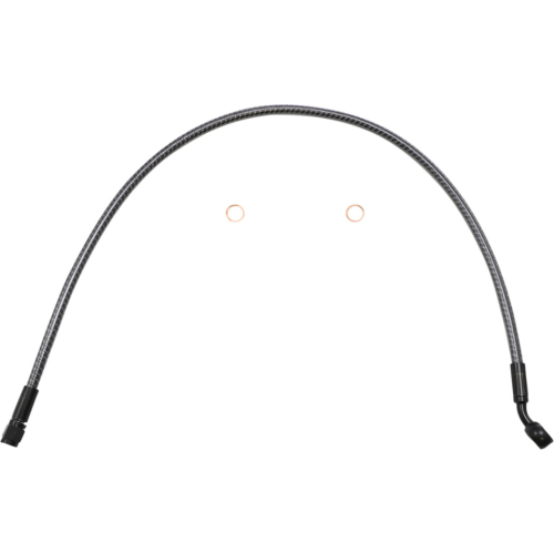 PartzBiz HD: 4410002-Magnum KARBONFIBR 25" Upper Brake Line 35 Degree Harley Trike 09-18