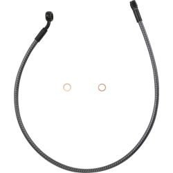 PartzBiz HD DS17416302 - Magnum KARBONFIBR 26" Front Upper Brake Line Kit 35 Deg ABS Harley & Custom PartzBiz HD DS17416302 - Magnum KARBONFIBR 26" Front Upper Brake Line Kit 35 Deg ABS Harley & Custom
