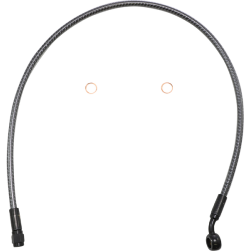 PartzBiz HD: 4410007-Magnum KARBONFIBR 25" Upper Brake Line 35 Degree Harley Trike 09-18 PartzBiz HD: 4410007-Magnum KARBONFIBR 25" Upper Brake Line 35 Degree Harley Trike 09-18