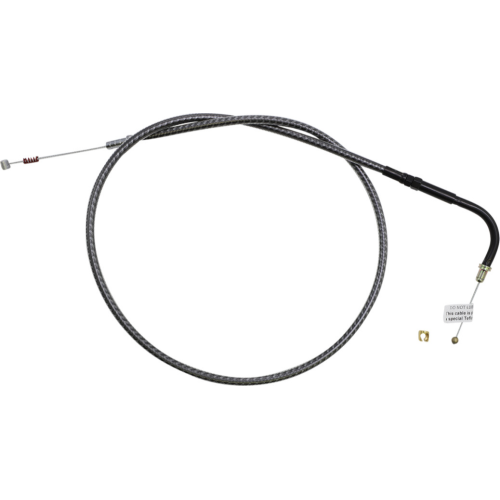 PartzBiz HD: 4410011-Magnum KARBONFIBR 30 3/4" Idle Cable 90 Degree Harley Big Twin 84-17 PartzBiz HD: 4410011-Magnum KARBONFIBR 30 3/4" Idle Cable 90 Degree Harley Big Twin 84-17