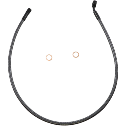 PartzBiz HD DS17416322 - Magnum KARBONFIBR 30" Front Upper Brake Line Kit 35 Deg ABS Harley & Custom PartzBiz HD DS17416322 - Magnum KARBONFIBR 30" Front Upper Brake Line Kit 35 Deg ABS Harley & Custom
