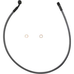 PartzBiz HD DS17416303 - Magnum KARBONFIBR 26" Front Upper Brake Line Kit 35 Deg ABS Harley & Custom PartzBiz HD DS17416303 - Magnum KARBONFIBR 26" Front Upper Brake Line Kit 35 Deg ABS Harley & Custom