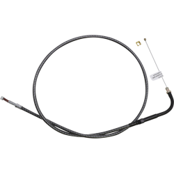 PartzBiz HD DS06510909 - Magnum KARBONFIBR 32 3/4"" Idle Cable 90 Deg Smooth Harley Big Twin 84-17 PartzBiz HD DS06510909 - Magnum KARBONFIBR 32 3/4"" Idle Cable 90 Deg Smooth Harley Big Twin 84-17