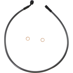 PartzBiz HD DS17416323 - Magnum KARBONFIBR 32" Front Upper Brake Line Kit 35 Deg ABS Harley & Custom PartzBiz HD DS17416323 - Magnum KARBONFIBR 32" Front Upper Brake Line Kit 35 Deg ABS Harley & Custom