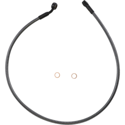 PartzBiz HD DS17416304 - Magnum KARBONFIBR 32" Front Upper Brake Line Kit 35 Deg ABS Harley & Custom PartzBiz HD DS17416304 - Magnum KARBONFIBR 32" Front Upper Brake Line Kit 35 Deg ABS Harley & Custom
