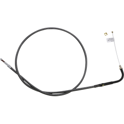 PartzBiz HD DS06510910 - Magnum KARBONFIBR 34 3/4" Idle Cable 90 Deg Smooth Harley Big Twin 84-17 PartzBiz HD DS06510910 - Magnum KARBONFIBR 34 3/4" Idle Cable 90 Deg Smooth Harley Big Twin 84-17