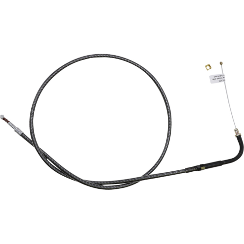 PartzBiz HD: 4409985-Magnum KARBONFIBR 34 3/4" Idle Cable 90 Deg Smooth Harley Big Twin 84-17 PartzBiz HD: 4409985-Magnum KARBONFIBR 34 3/4" Idle Cable 90 Deg Smooth Harley Big Twin 84-17