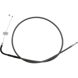 PartzBiz HD DS06501772 - Magnum KARBONFIBR 34 3/4" Throttle Cable Smooth 90 Degree Harley Big Twin 84-17 PartzBiz HD DS06501772 - Magnum KARBONFIBR 34 3/4" Throttle Cable Smooth 90 Degree Harley Big Twin 84-17